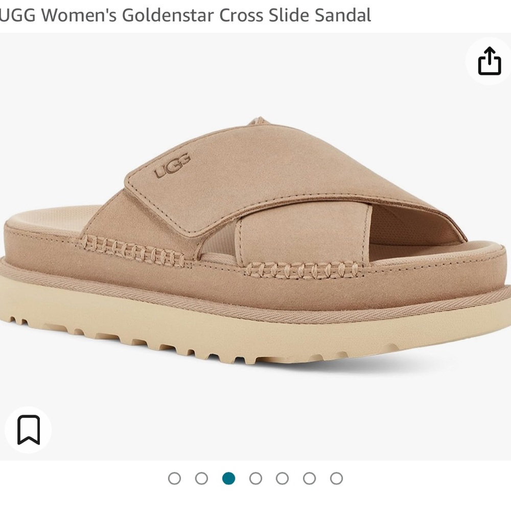 Ugg goldenstar cross slide sandals